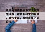 开云app-明尼苏达森林狼迎意大利杯关键赛，冲刺阶段主帅复盘，底气十足，赛程密集仍需轮换的简单介绍